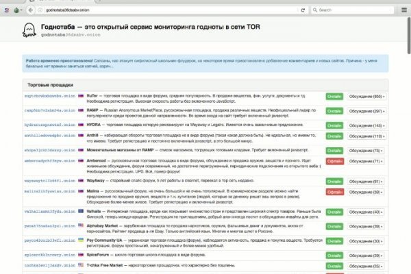 Кракен не работает